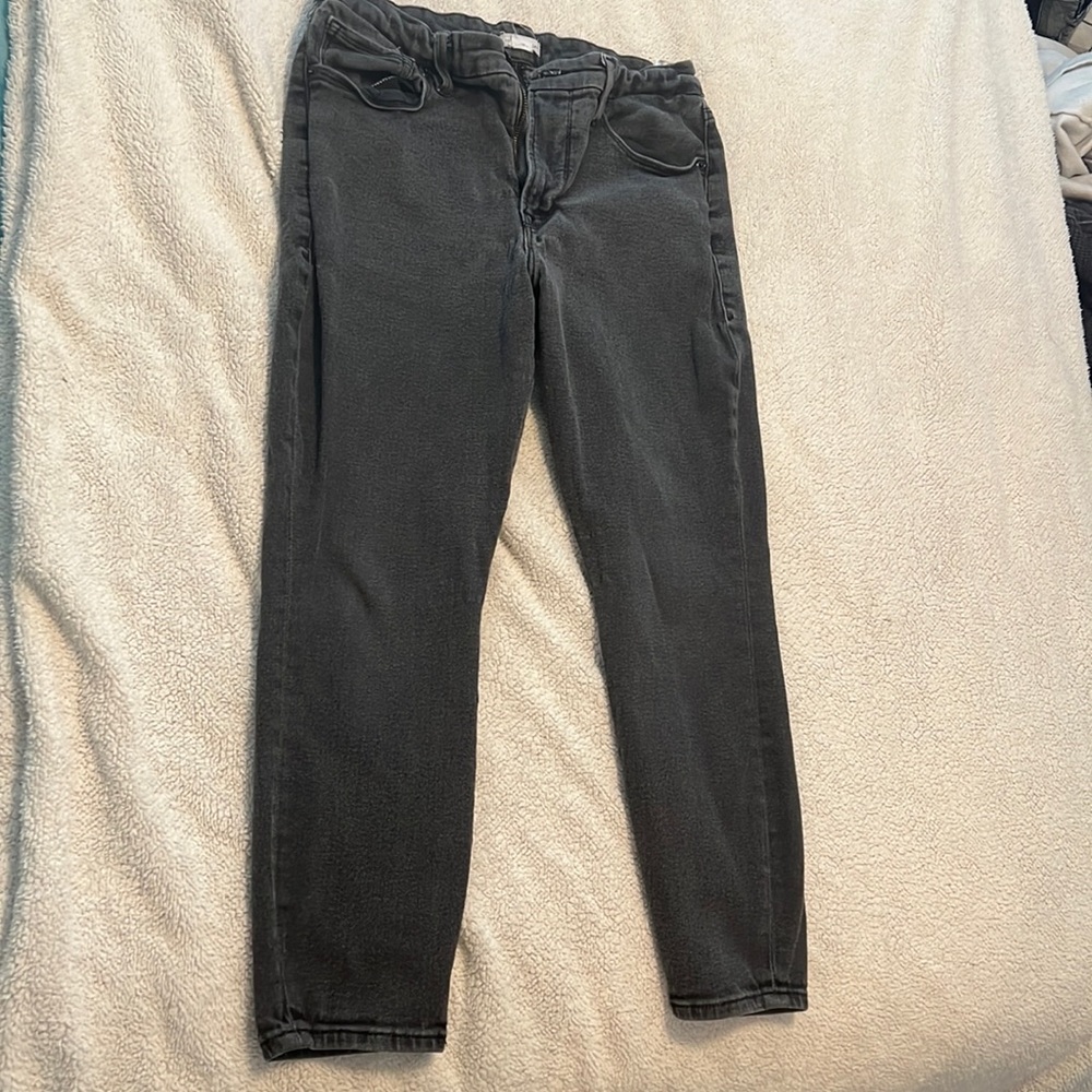 Good American good petite jeans in black size 15